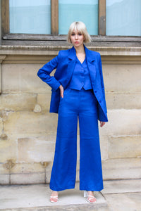 Mathilde Oversized Jacket - Royal Blue Limoges