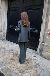 Mathide oversized jacket - Grey La Défense