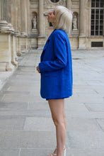 Charger l&#39;image dans la galerie, Veste oversize Mathilde - Bleu Royal Limoges
